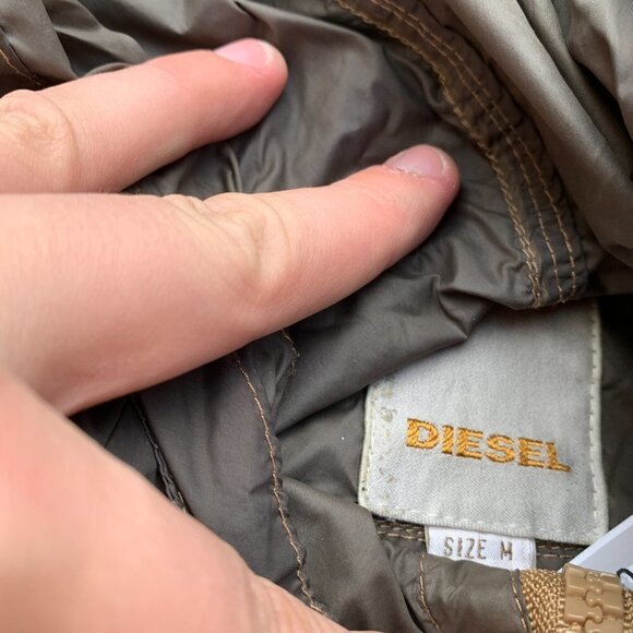 Vintage Diesel Nylon Fire Department Jacket Medium - Picture 7 of 15